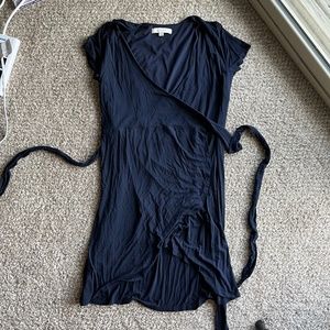 Loft Navy Wrap Dress